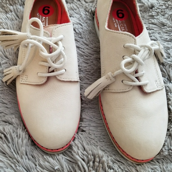 Coach Shoes - Coach Cream Loafers